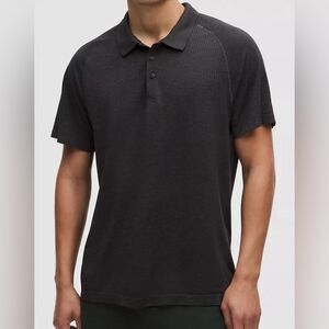 Lululemon Men’s Graphite Grey Metal Vent Tech Polo Shirt